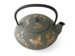 ORYOKI Teekanne Gusseisen CHOCHO, Bronze, 0,6 l