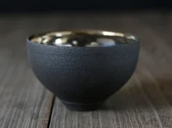 ORYOKI Teeschale Kuro Tsuya