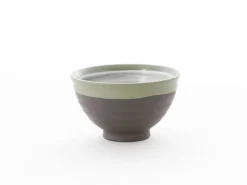 ORYOKI Teeservice Kurofukugata Midorierimaki, 6-teilig