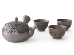 ORYOKI Teeservice Ryusen, Banko Yaki, 4-teilig