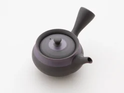 ORYOKI Teeservice Shu Hira Murasakinakaobi, 3-teilig