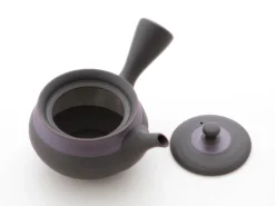ORYOKI Teeservice Shu Hira Murasakinakaobi, 3-teilig