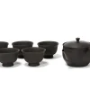 ORYOKI Teeservice 6-teilig, Kyusu Tokoname Sendan Sen Maru
