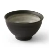 ORYOKI Teetasse Yakisime Kuro yunomi