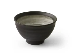 ORYOKI Teetasse Yakisime Kuro yunomi