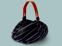 ORYOKI Umhängetasche Furoshiki Sutoraipu, marine, 70 cm