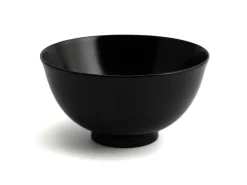 ORYOKI Urushi Reisschale Kenro L, schwarz