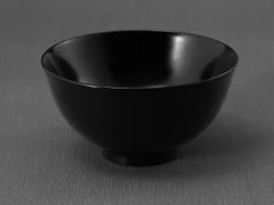 ORYOKI Urushi Reisschale Kenro L, schwarz