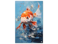 ORYOKI Wandbild Dobutsu #2, japanische Tiere, farbig 2:3
