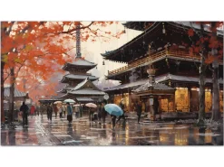 ORYOKI Wandbild Kyoto Gosho #2, farbig 16:9