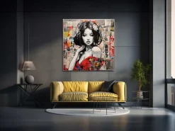 ORYOKI Wandbild Nihon no Pop Art #1, farbig 1:1