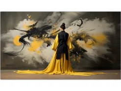 ORYOKI Wandbild Shodo #2, farbig 16:9