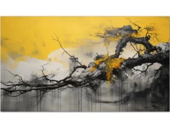 ORYOKI Wandbild Shodo #3, farbig 16:9